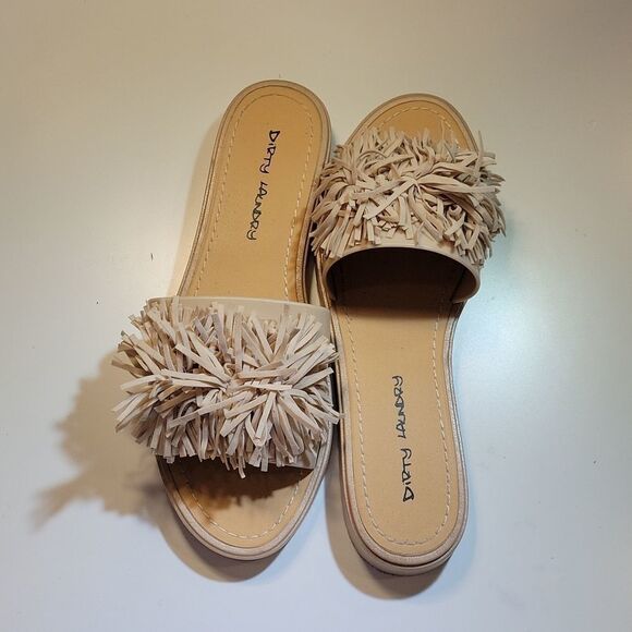 DIRTY LAUNDRY POM POM  SLIP ON ROUND TOE SANDAL - Picture 5 of 14